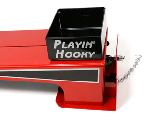 Toy Tractor Pulling Sled, Playin' Hooky