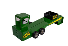 Toy Tractor Pulling Sled, Playin' Hooky