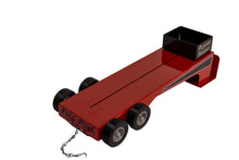 Toy Tractor Pulling Sled, Playin' Hooky
