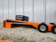 Toy Tractor Pulling Sled, Playin' Hooky